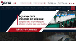 Desktop Screenshot of ionix.ind.br